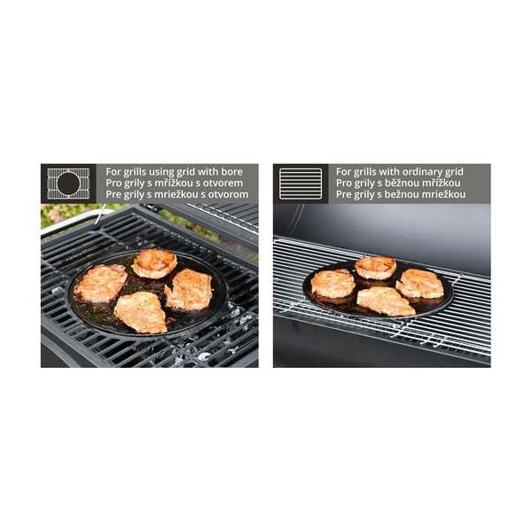 Ketaus plokštė kepimui ant grotelių Litina - Cattara-image-4