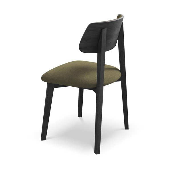 Žalios spalvos iš medienos masyvo valgomojo kėdė Niu – Makamii-image-3