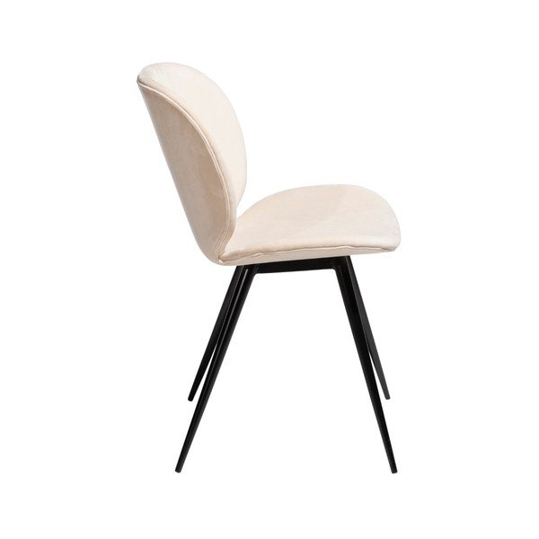 Smėlio spalvos DAN-FORM Denmark Cloud Velvet valgomojo kėdė-image-1