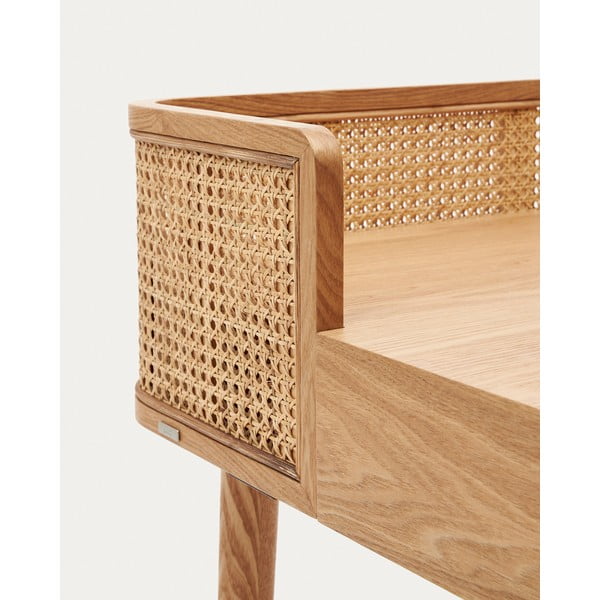 Rašomasis stalas iš uosio 62x105 cm Araxi – Kave Home-image-4