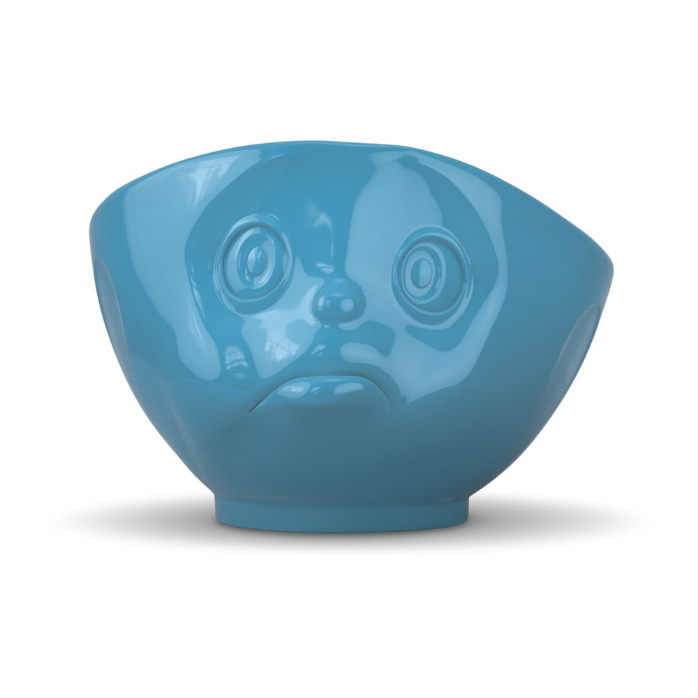 Mėlynas porcelianinis dubuo su piešiniu „58 products“