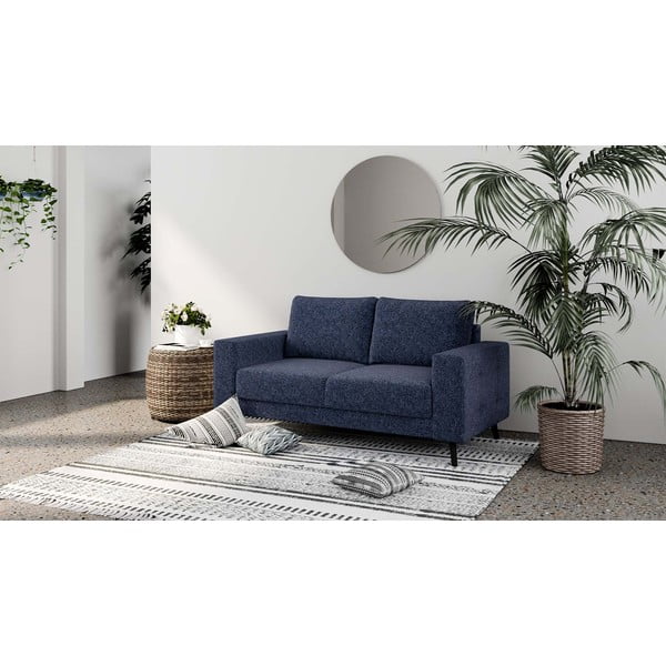 Sofa tamsiai mėlynos spalvos 168 cm Fynn – Ghado-image-1