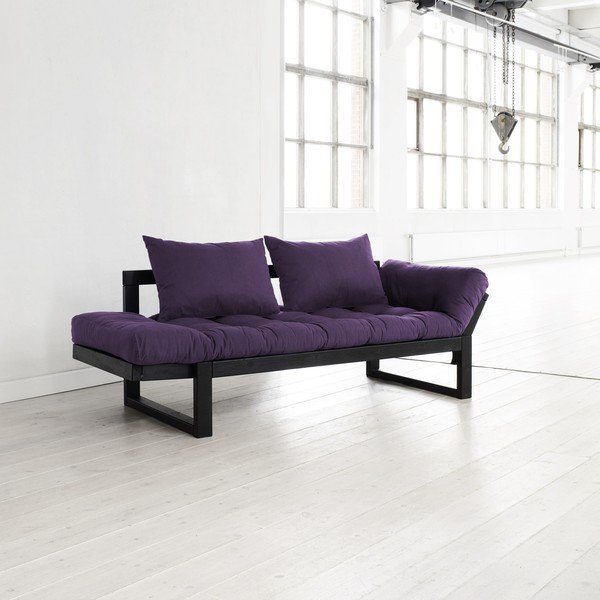 Sofa "Karup Edge" juoda/violetinė-image-1