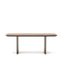 Valgomojo stalas rudos spalvos iš riešutmedžio 100x200 cm Litto – Kave Home