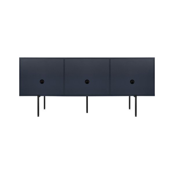 Tamsiai mėlynos spalvos TV spintelė 180x79x50 cm Bau – noo.ma-image-4