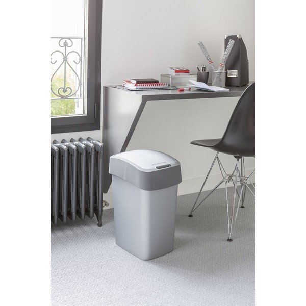 Pilka šiukšliadėžė Curver Pacific, 45 l-image-2