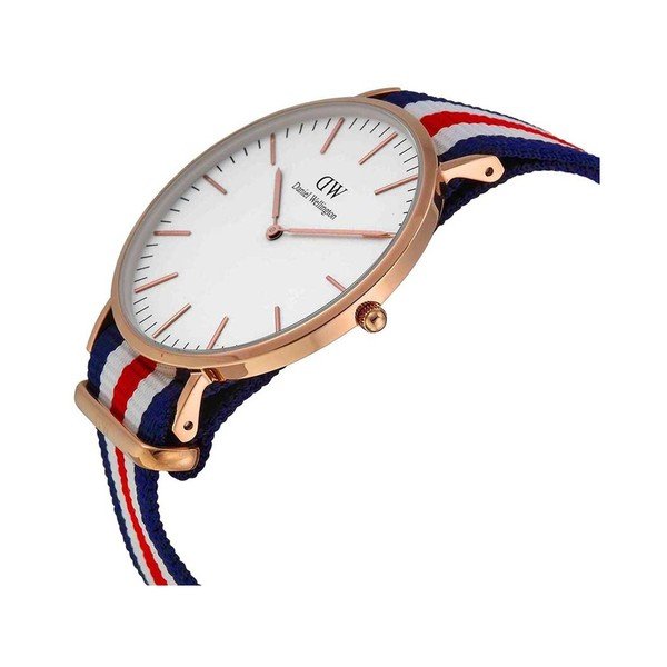Laikrodis Daniel Wellington Canterbury su rožiniu aukso ciferblatu, ⌀ 40 mm-image-4