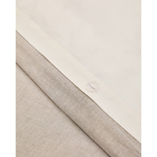 Iš medvilninio perkelio viengulė/itin ilga patalynė smėlio spalvos 150x220 cm Sotela – Kave Home-image-1