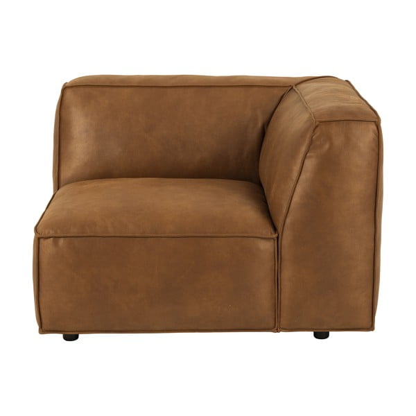 Modulinė sofa konjako rudos spalvos (su dešiniuoju kampu) Fairfield Kentucky – Bonami Selection