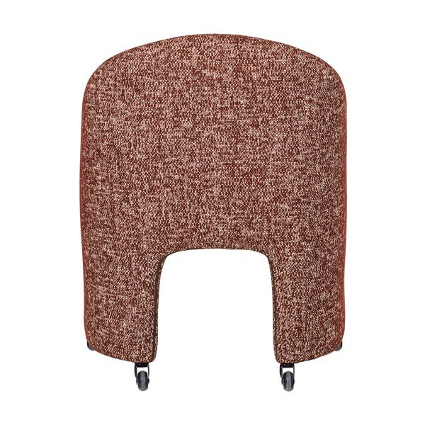 Terakotos spalvos iš audinio biuro kėdė Cordo – WOOOD-image-4