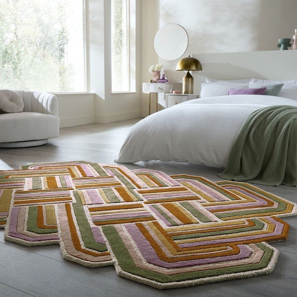 Rankų darbo iš vilnos kilimas 160x230 cm Lattice Shaped  – Flair Rugs-image-1
