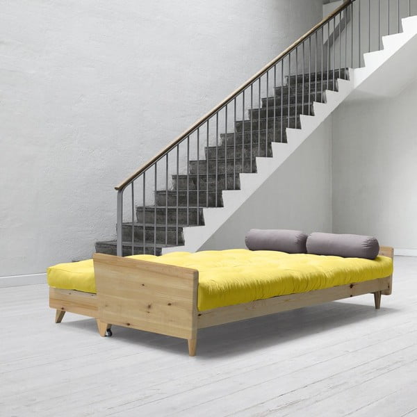 Sofa lova Karup India Skaidrus lakuotas/Pistacio/Gris-image-1