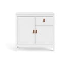 Žema šoninė spintelė baltos spalvos 82x80 cm Madrid – Tvilum