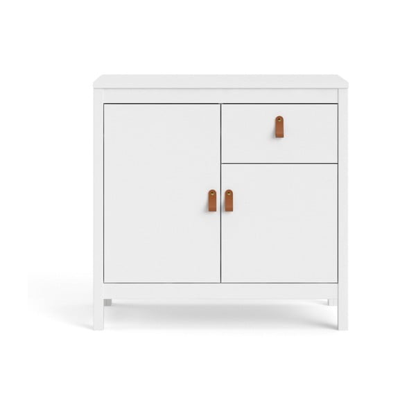 Žema šoninė spintelė baltos spalvos 82x80 cm Madrid – Tvilum