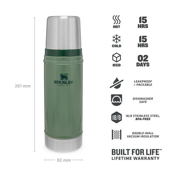 Termosas su puodeliu žalios spalvos 470 ml – Stanley-image-4