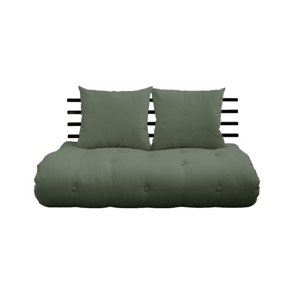 Kintama sofa Karup dizainas Shin Sano Black/Olive Green