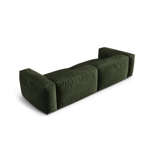 Žalios spalvos iš velveto sofa 320 cm Martina – Micadoni -image-3