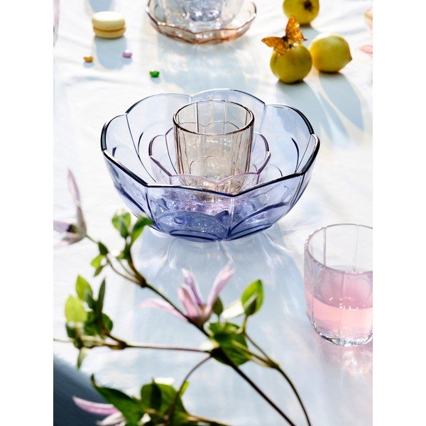 Šviesiai mėlynas stiklinis dubuo ø 23 cm Lily - Holmegaard-image-2