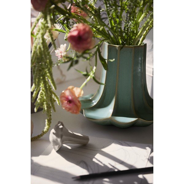 Šviesiai žalios spalvos iš keramikos vaza (aukštis 20,5 cm) Kantarel – Kähler Design-image-2