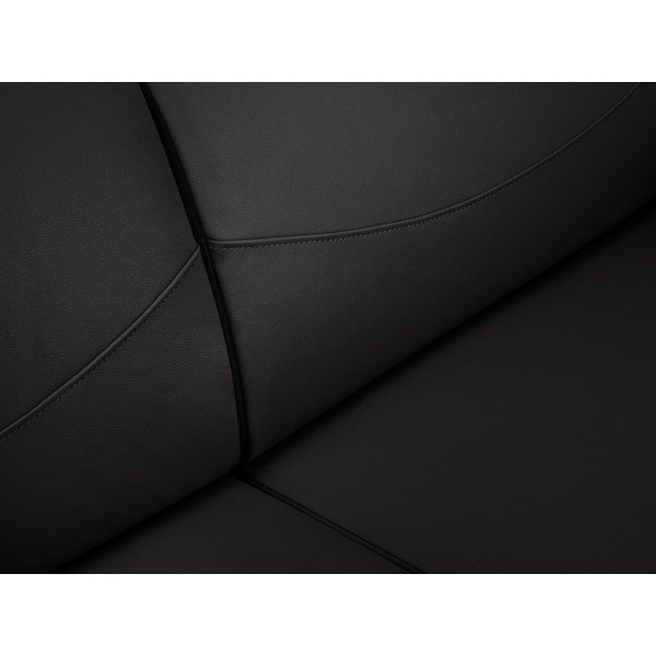 Juoda odinė sofa Windsor & Co Sofas Neso, 235 x 90 cm-image-1