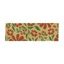Iš kokoso pluošto grindų kilimėlis 40x120 cm Red & Green Floral – Artsy Doormats