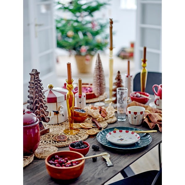 Iš akmens masės maisto laikymo indas tortams Merry-go-round – Bloomingville-image-2