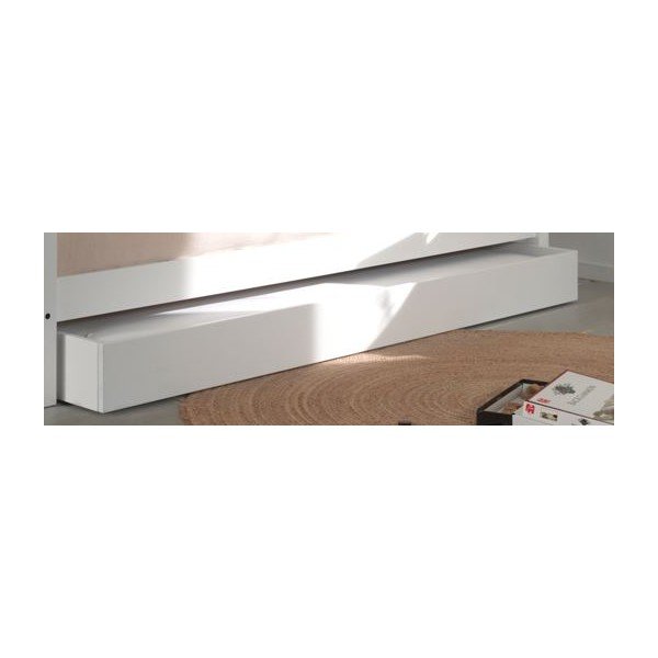 Baltos spalvos vaikiška lovos daiktadėžė 90x200 cm Forrest – Vipack-image-1