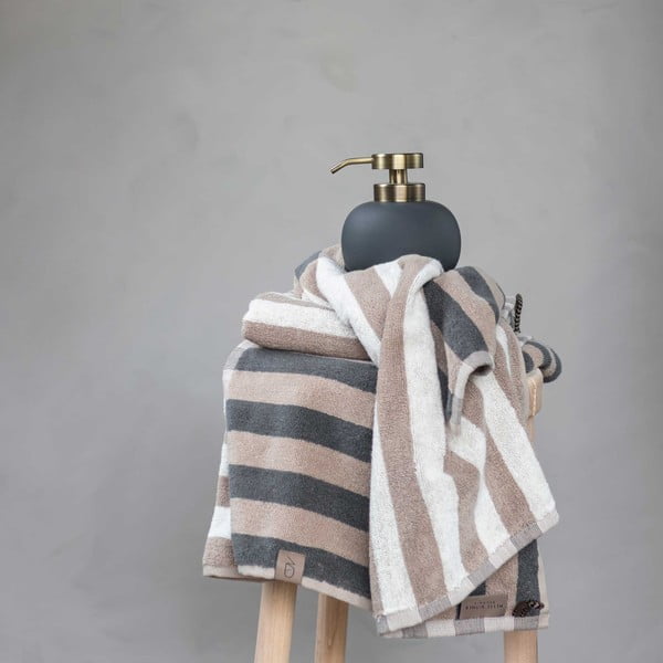 Mėlynai pilkos spalvos organinės medvilnės rankšluosčiai, 2 vnt., 40x55 cm Disorder - Mette Ditmer Denmark-image-1