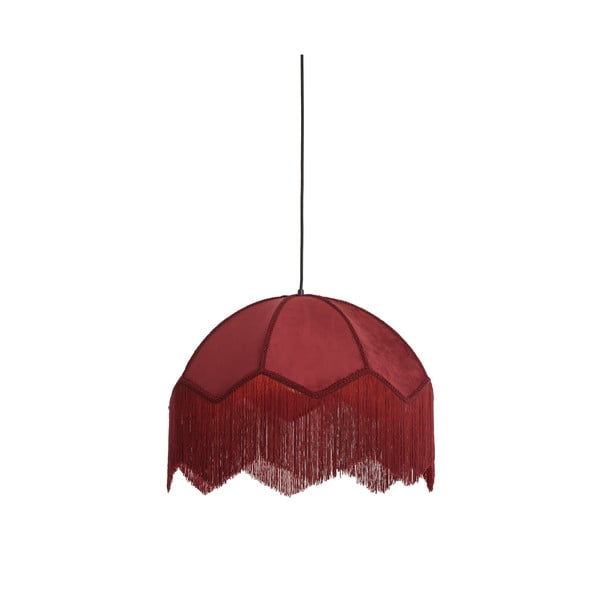 Kabantis šviestuvas bordo spalvos ø 60 cm su tekstiliniu gaubtu Malacia – Light & Living-image-2