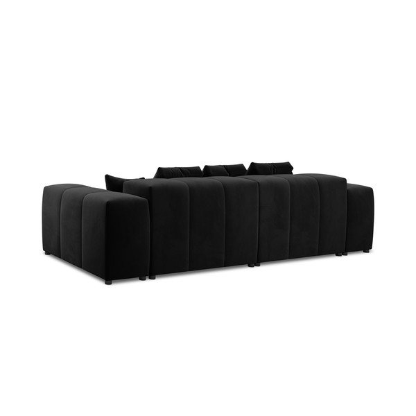 Juodo aksomo sofa 320 cm Rome Velvet - Cosmopolitan Design-image-3