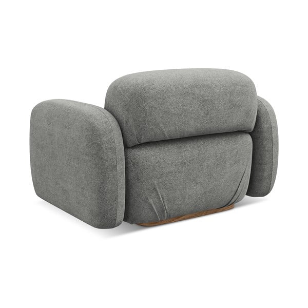 Pilkos spalvos iš boucle modulinė sofos dalis Ailani – Makamii-image-4
