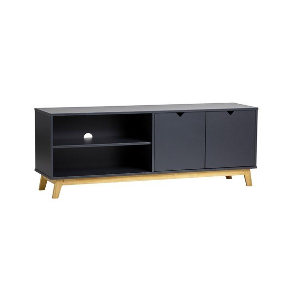 Antracito pilkos spalvos TV komoda "Marckeric Gaudi-image-1