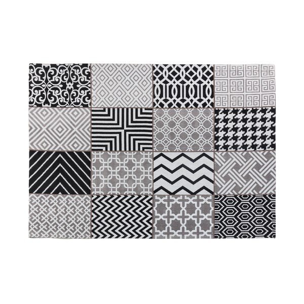 Pilkas kilimas La Forma Spiros, 160x230 cm