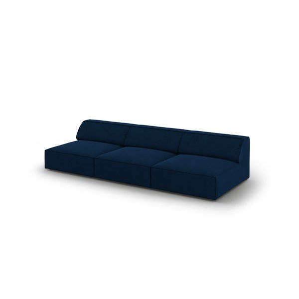 Sofa tamsiai mėlynos spalvos iš velveto 240 cm Jodie – Micadoni Home-image-4