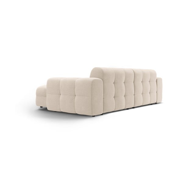 Smėlio spalvos kampinė sofa (su dešiniuoju kampu/su gultu) Kendal – Micadoni -image-4