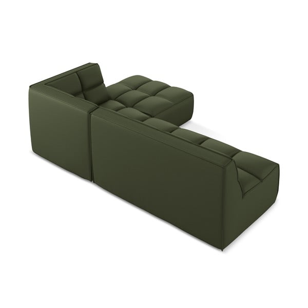 Iš dirbtinės odos modulinė kampinė sofa Kalai – Makamii-image-4