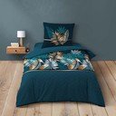 Iš medvilnės viengulė patalynė smaragdinės spalvos 140x200 cm Alianor – douceur d'intérieur