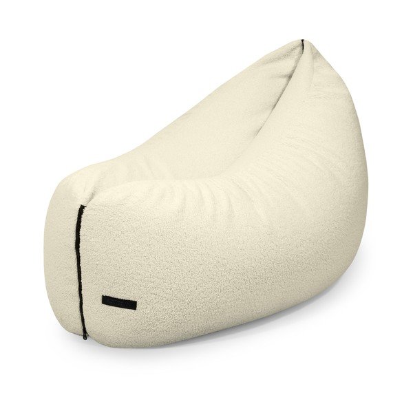 Kreminės spalvos iš boucle vaikiškas sėdmaišis Clip Clap 115 – SLOWDOWN