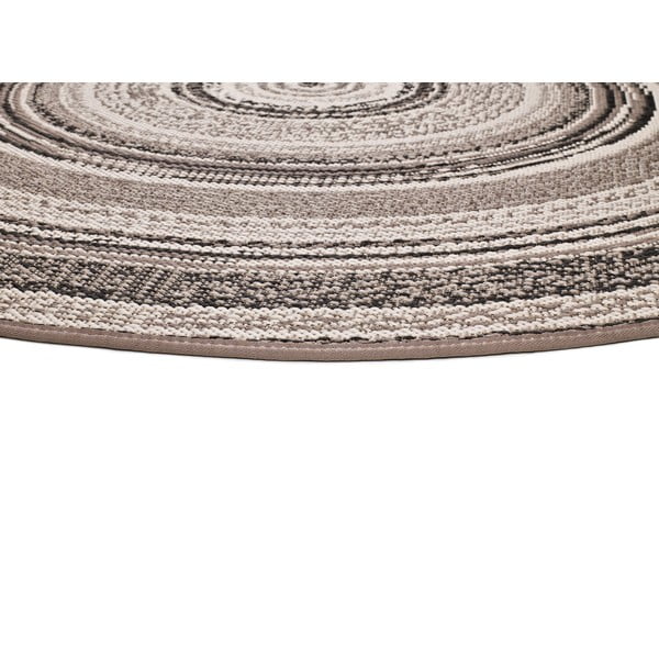 Pilkas apvalus lauko kilimas Universal Verdi, ⌀ 120 cm-image-2