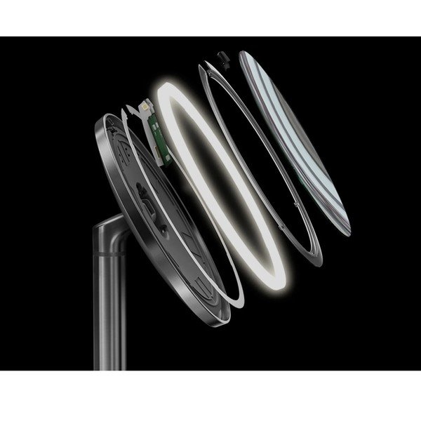 Sieninis/kosmetinis veidrodis (5x) su apšvietimu/didinantis ø 20 cm Sensor – simplehuman-image-4