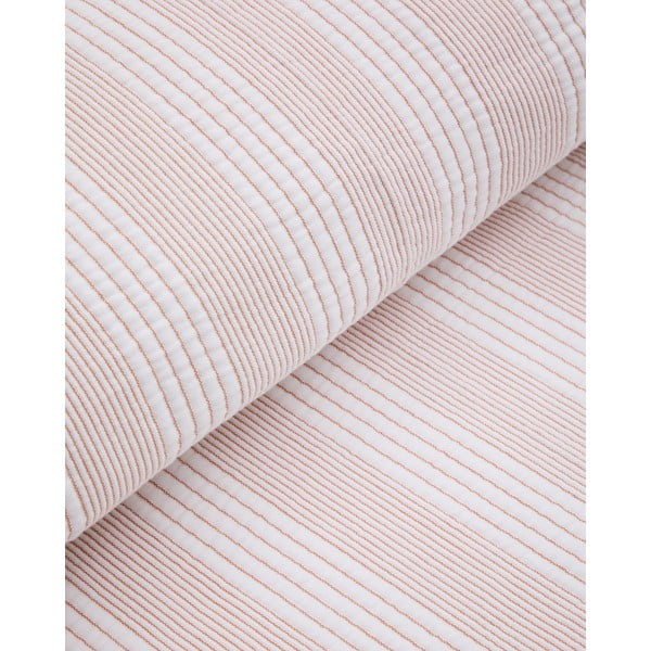 Raudonos spalvos/baltos spalvos iš medvilnės dygsniuota lovatiesė 240x260 cm Macie – Kave Home-image-2