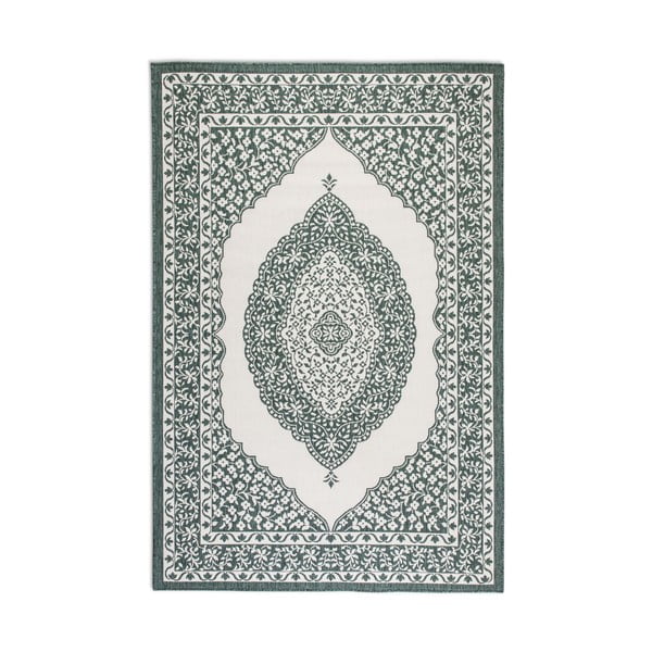 Lauko kilimas žalios spalvos/kreminės spalvos 160x230 cm Gemini – Elle Decoration