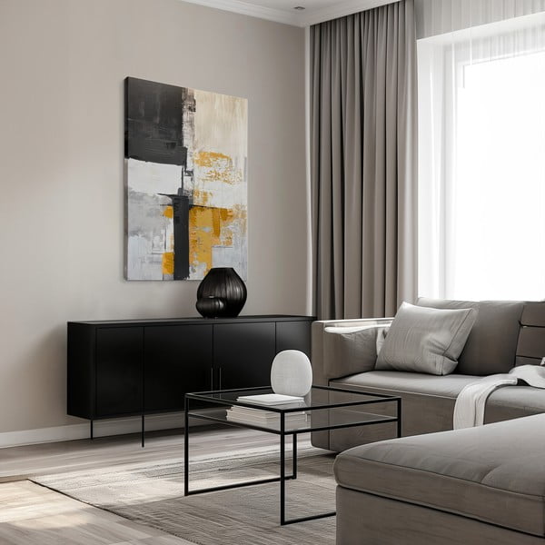 Paveikslas su rankomis dažytais elementais 70x100 cm Jade – Styler-image-1