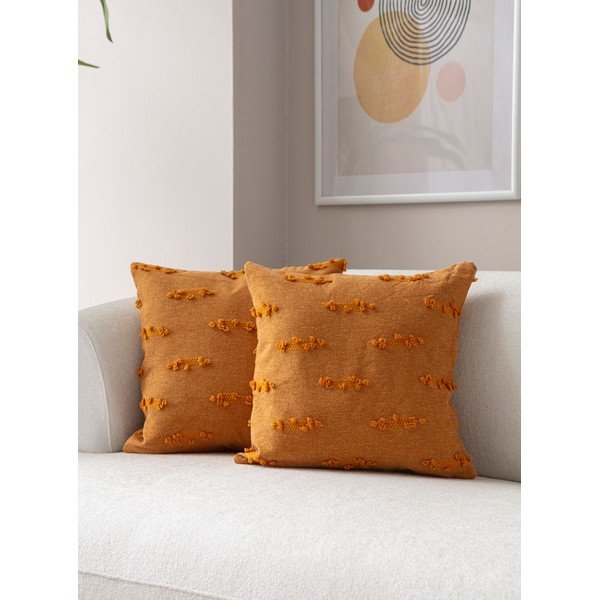 Dekoratyviniai pagalvių užvalkalai 2 vnt. 43x43 cm Tuffet – Mioli Decor-image-1