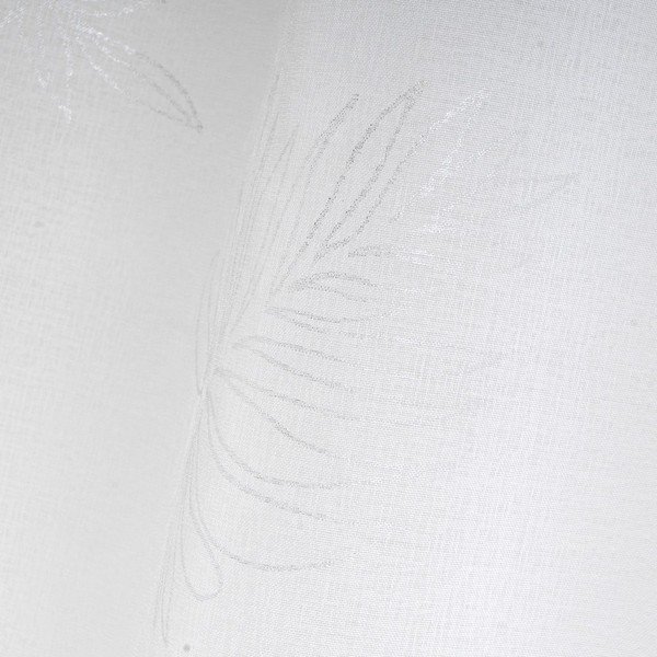 Baltos spalvos/sidabrinės spalvos permatoma užuolaida 140x260 cm Gledit – Casa Selección-image-3
