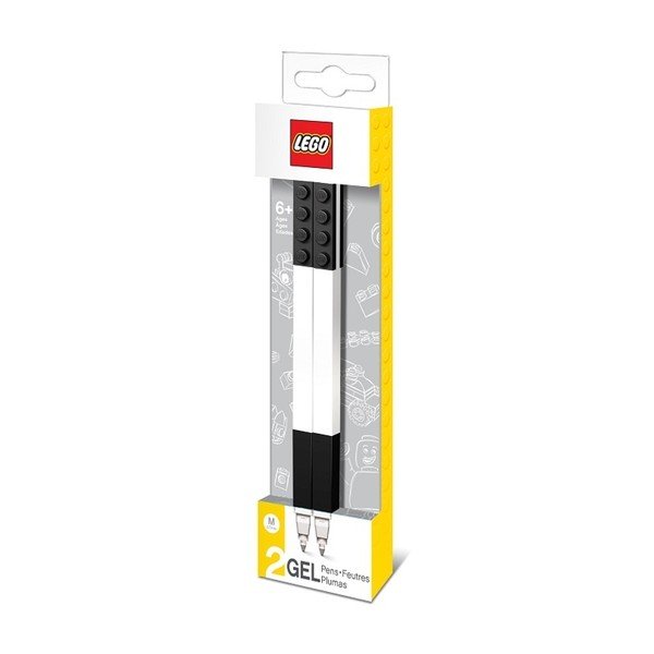 2 juodų gelinių rašiklių rinkinys LEGO®-image-1