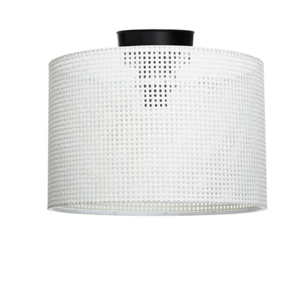 Lubinis šviestuvas kreminės spalvos ø 30 cm su tekstiliniu gaubtu Goza – Squid Lighting