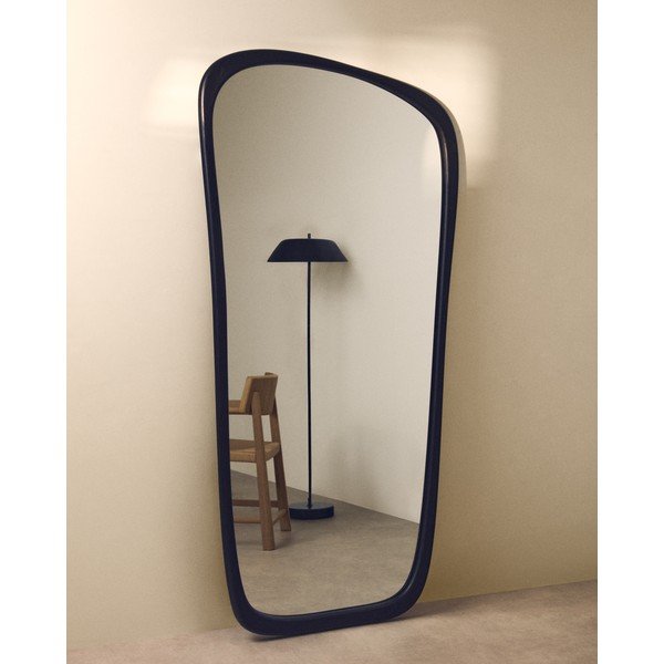 Sieninis veidrodis su medžio masyvo rėmu 94,5x192 cm Alura – Kave Home-image-1