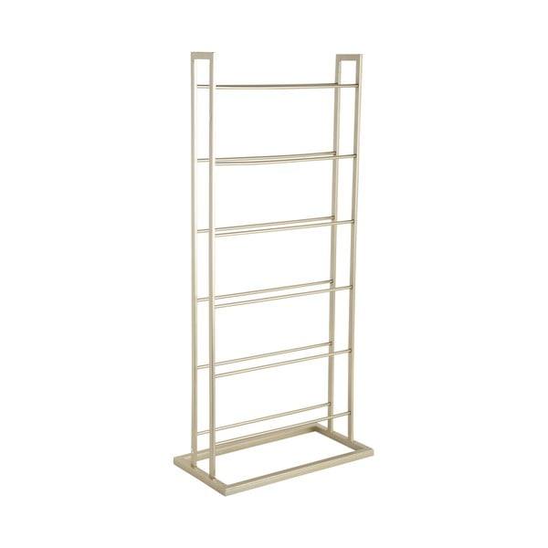 Auksinės spalvos iš metalo vyno lentyna butelių skaičius 5 38x84,5x20 cm Single Floor – PT LIVING-image-2