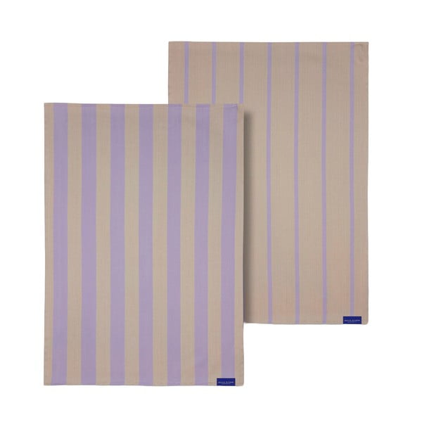 Iš medvilnės virtuvės rankšluosčiai 2 vnt. 50x70 cm Stripes – Mette Ditmer Denmark